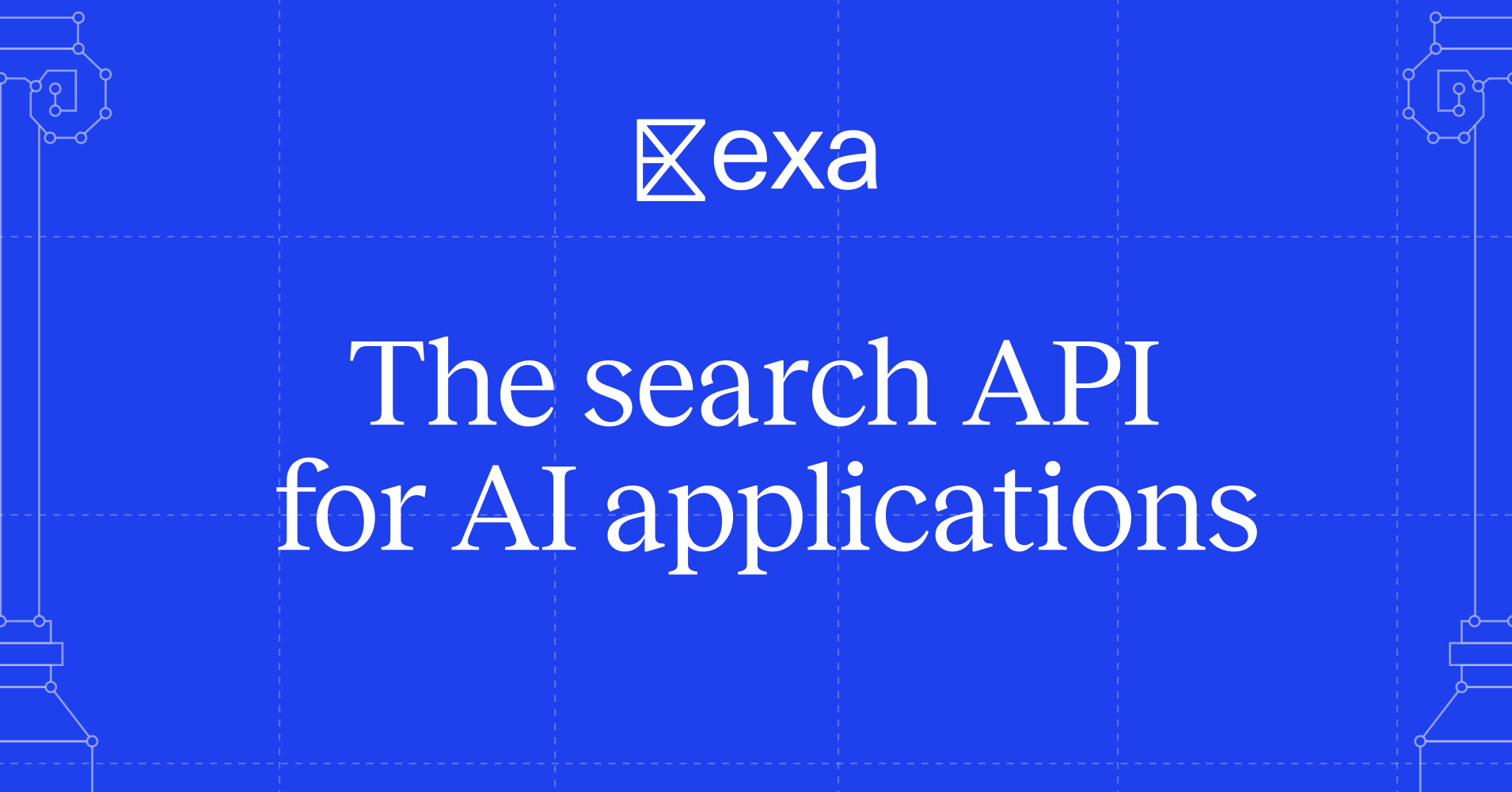 Screenshot von Exa AI