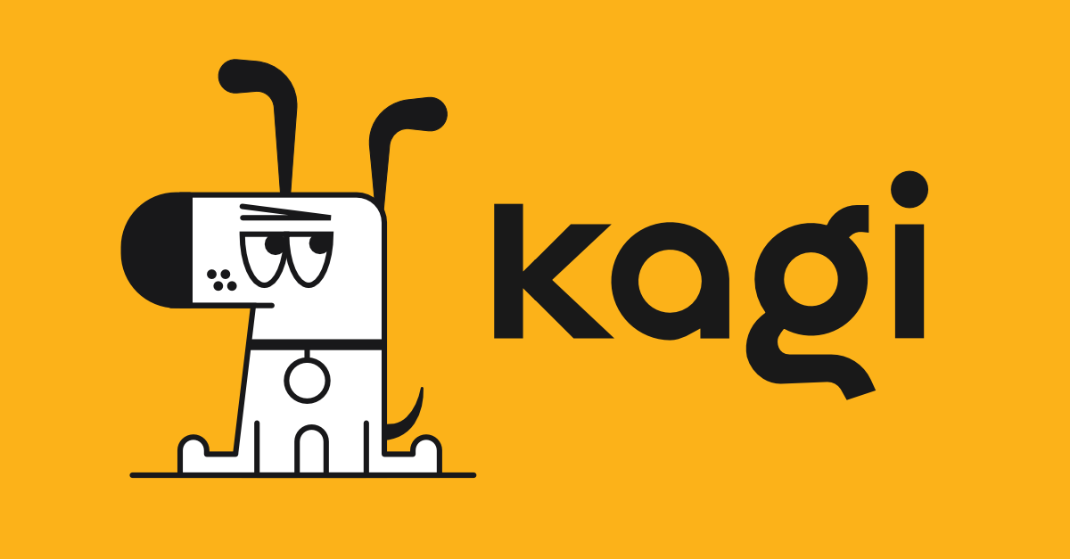 Screenshot von Kagi