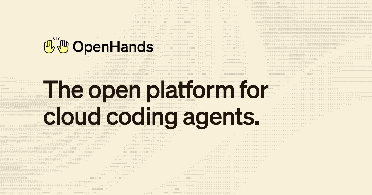 Screenshot von OpenHands